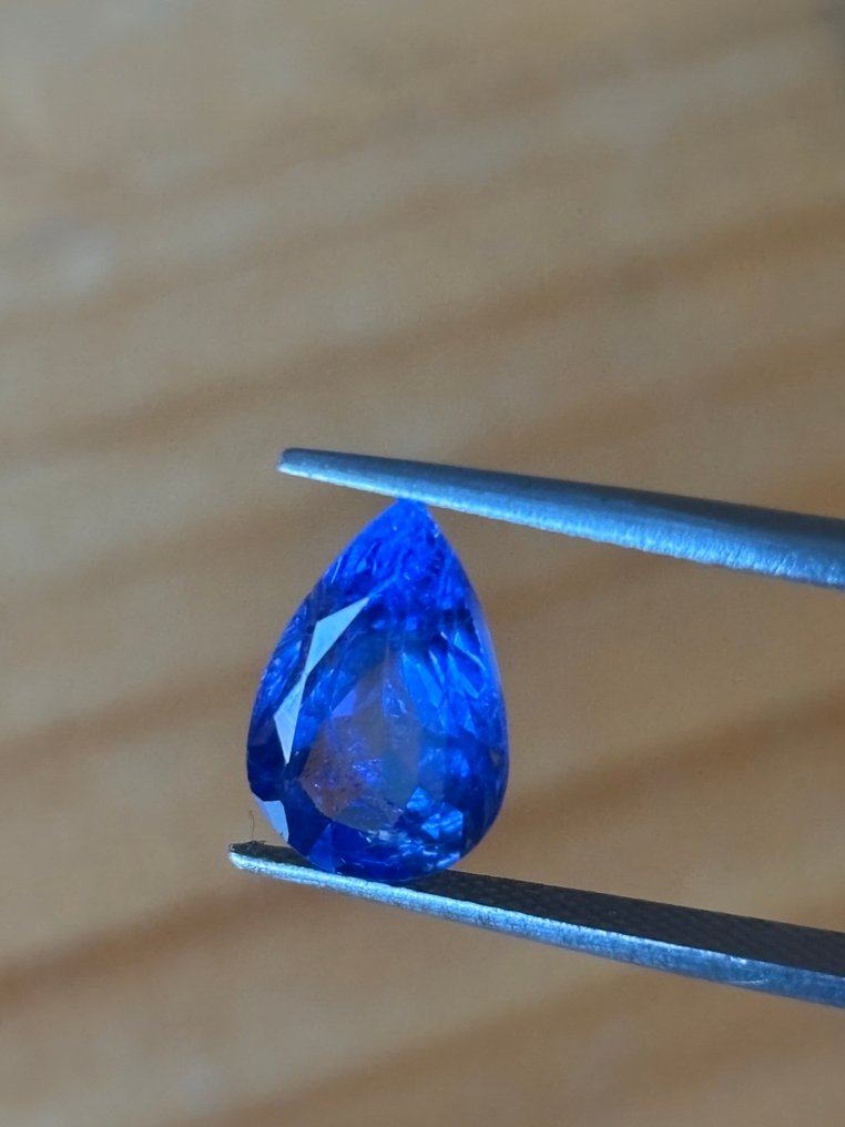 1 pcs  蓝色, 紫罗兰色 坦桑石  - 3.36 ct - 国际宝石研究院（IGI） #2.1
