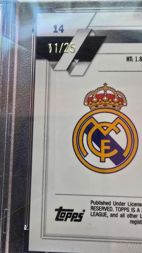 2022/23 Topps Chrome UCL Karim Benzema 14 Serialized card, Numbered parallel, Parallel card, Graded card - PSA 10 - 1 Graded card #1.0