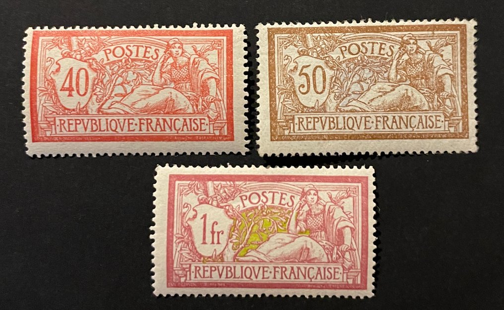 France 1900 - Type Merson 119-121** #1.0