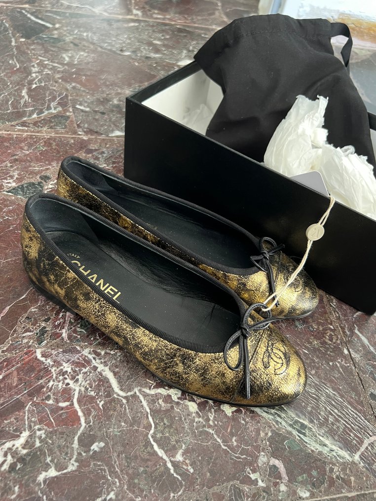 Chanel - Ballerinaskor - Storlek: EU 38 #1.0