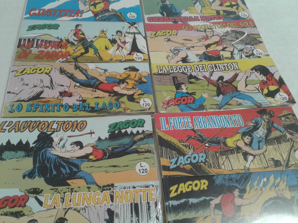 Zagor n° 52/63 - raccoltine anastatiche Mercury - 15 Comic #2.1