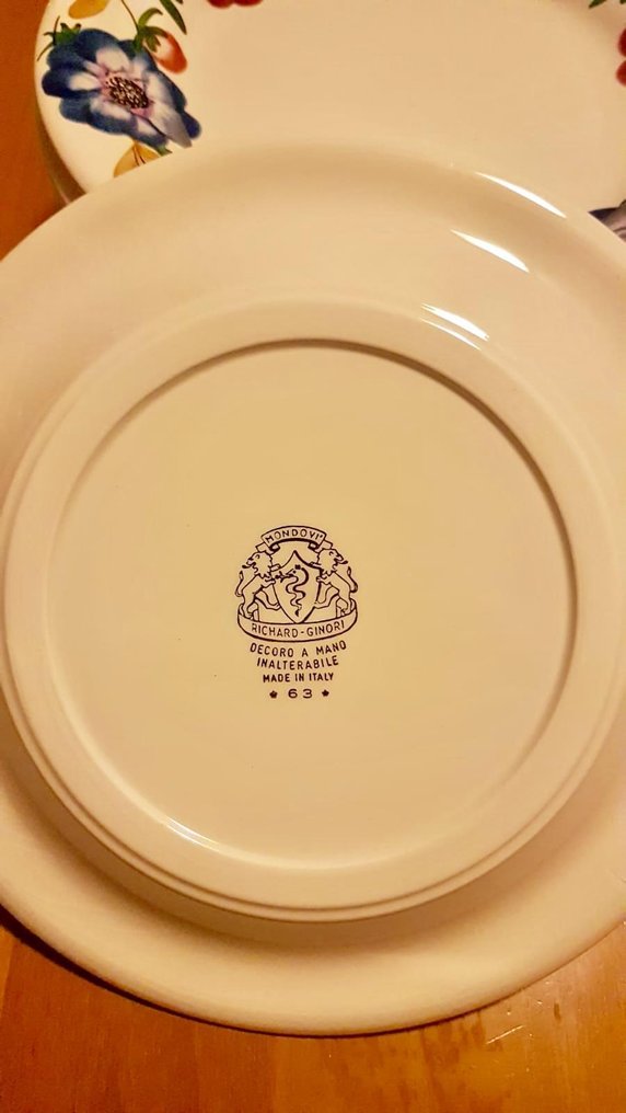 12 人用成套餐具 (40) - 瓷器 - Richard Ginori 服务 #2.1