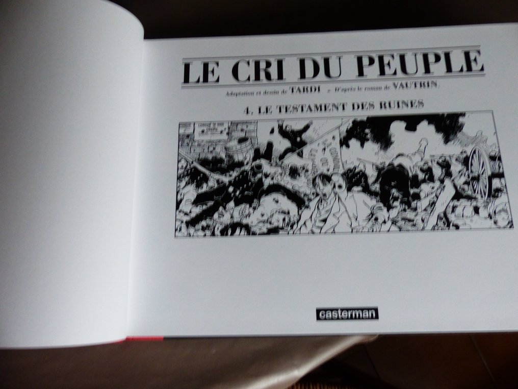 Le Cri du Peuple T4 + lithographie - C + emboitage - 1 Album - Περιορισμένη έκδοση - 2004 #2.1