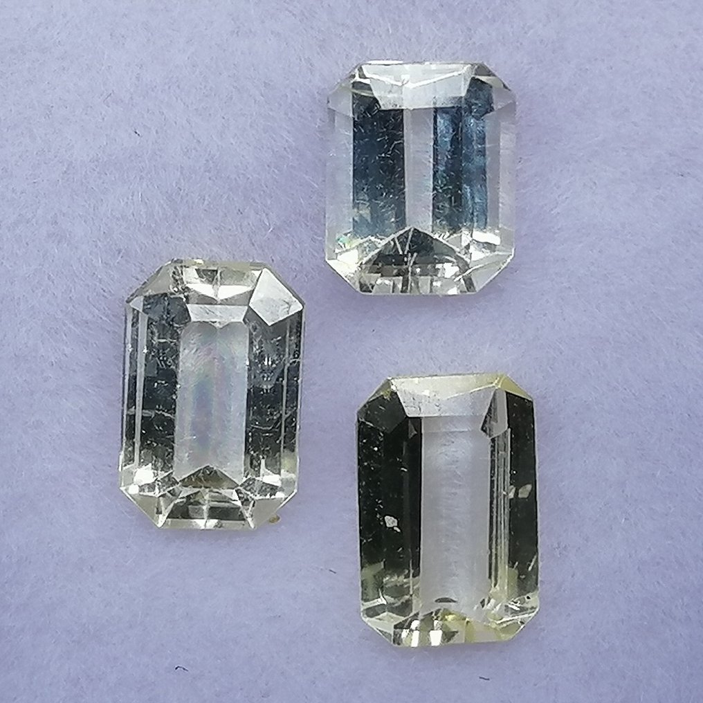 3 pcs  黄色 蓝宝石  - 1.84 ct - 西班牙宝石学院（IGE） - 斯里兰卡 #3.2