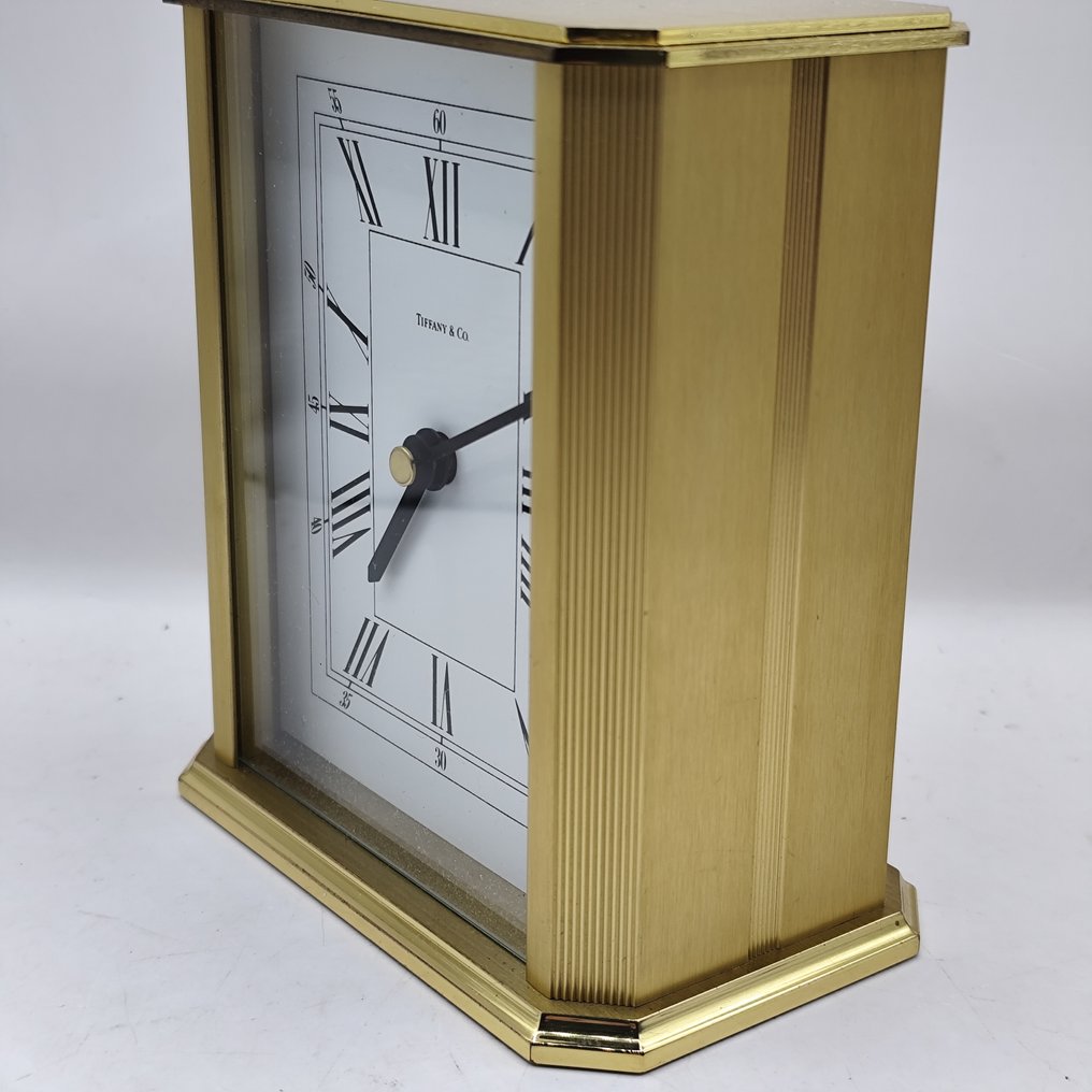 桌钟和座钟 - Tiffany & Co. -  中世纪现代 黄铜 - 1980-1990 - 复古铜制时钟 #4.3