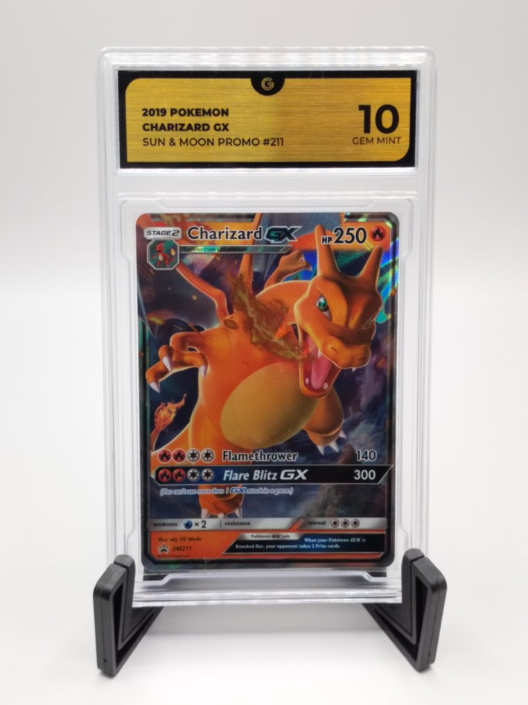 Pokémon - 1 Graded card - Charizard #211 Προωθητική κάρτα - GG 10 - Sun & Moon #2.1