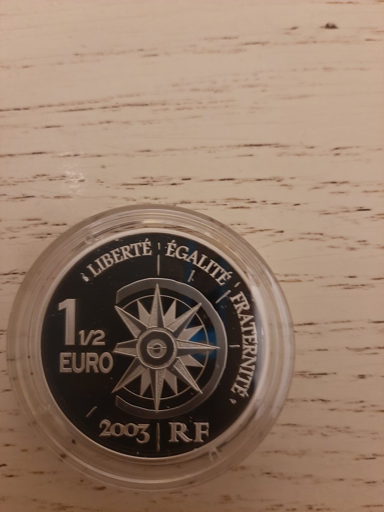 Γαλλία. 1 1/2 Euro 2003 (3 monnaies) Proof  (χωρίς τιμή ασφαλείας) #3.2