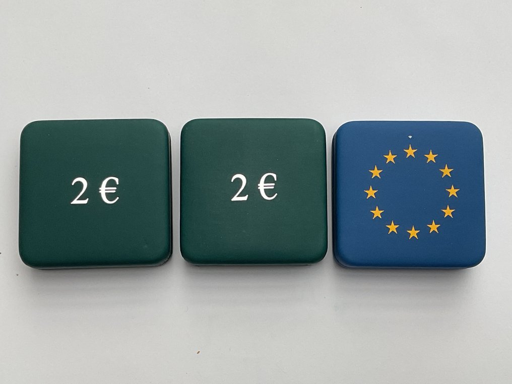 Belgia. 2 Euro 2012/2022 (3 stuks) Proof (Bez ceny minimalnej
) #4.3