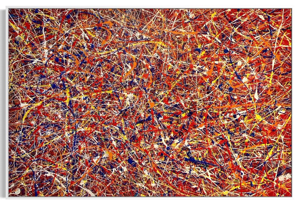 art studio | BRŪT - Abstract N° 2551.3 - XXL - 'TOUT FEU’ #1.0