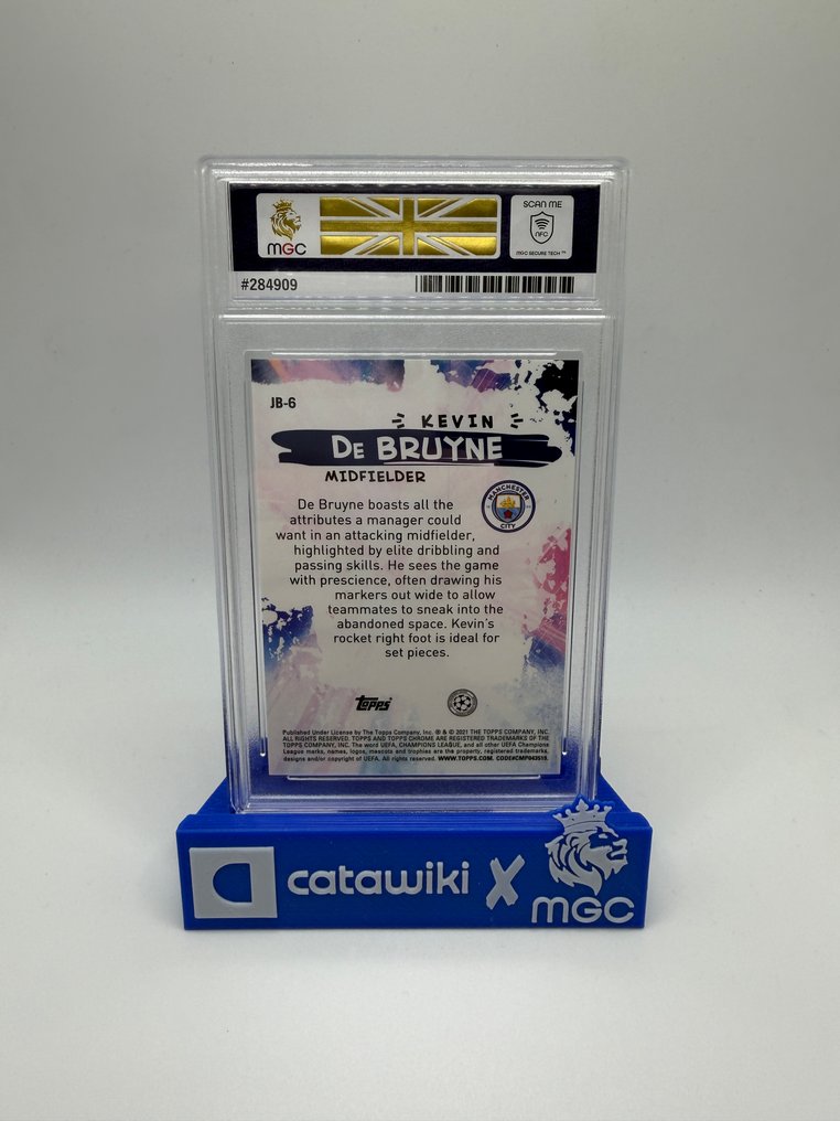2021/22 Topps Chrome Kevin De Bruyne JB-6 Insert Card, Folie, Graded card - MGC 10 - 1 Graded card #1.0