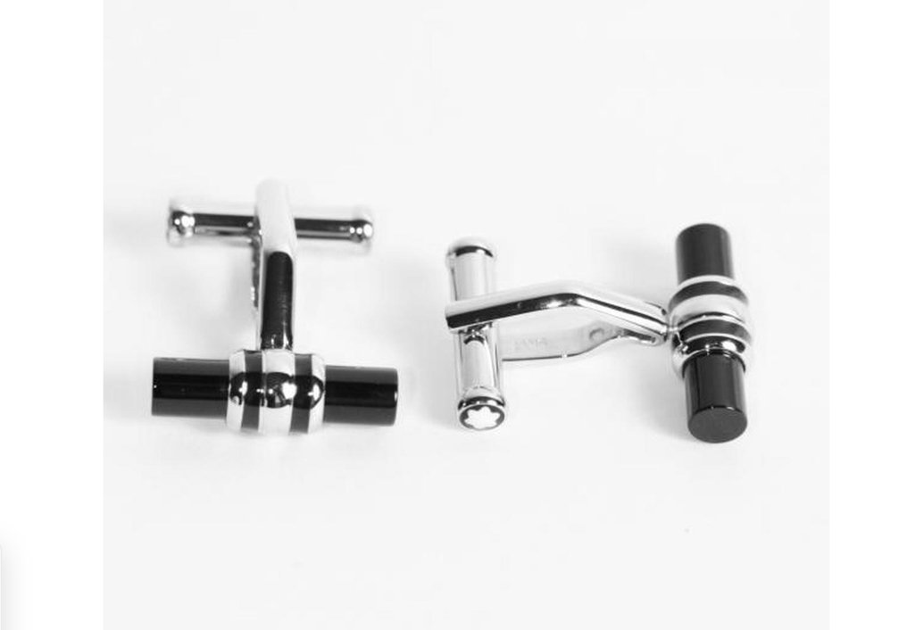 Montblanc - Μέταλλο - Μανικετόκουμπα - Εμβληματικό μοτίβο Onyx 110659 #2.1