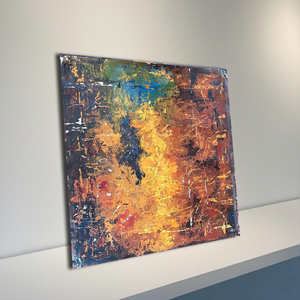 Nguyen Robert - La Brèche 80 x 80 cm #3.2