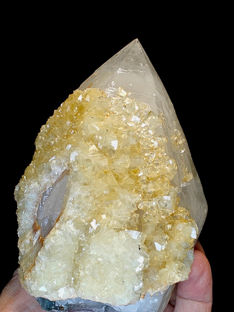 Πυρίτης λευκός και πυκνός με χρυσή βαρίτη από το Cavnic. - Ύψος: 12 cm - Πλάτος: 11 cm- 1350 g #2.1