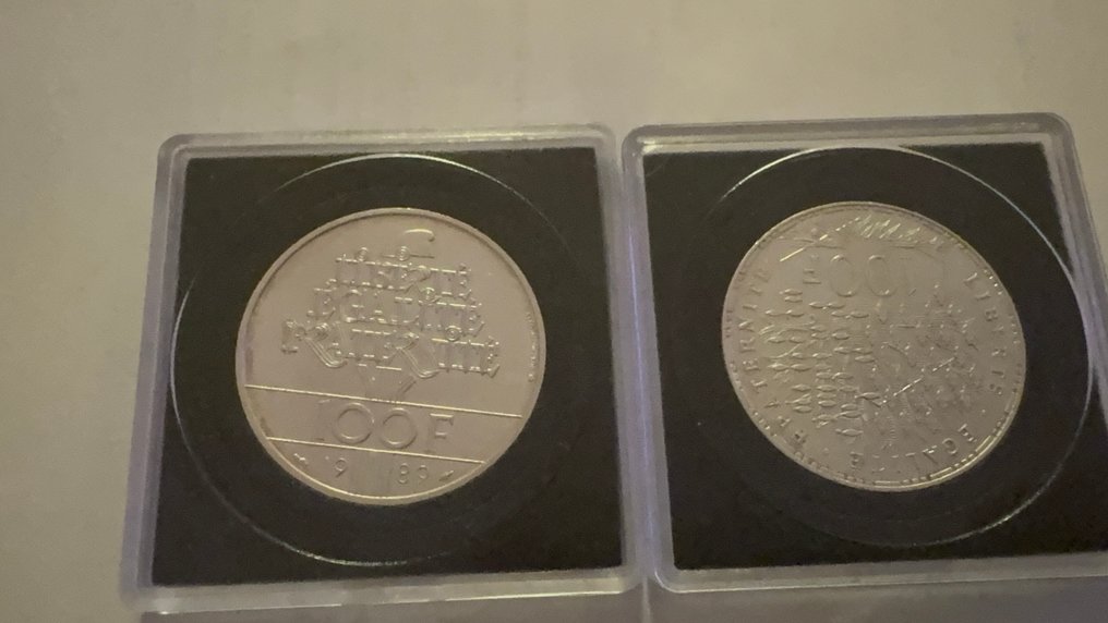 Frankrig. 100 Francs 1983/1989  (Ingen mindstepris) #1.0