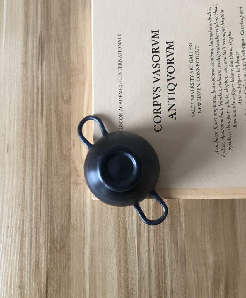 古希臘，古典時期 Terracotta Skyphos - 7.4 cm #2.1