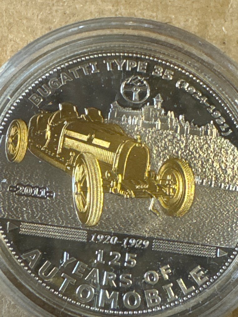 Παλάου. 5 Dollars 2013 Bugatti Type 35 - 25g (.925)  (χωρίς τιμή ασφαλείας) #1.0