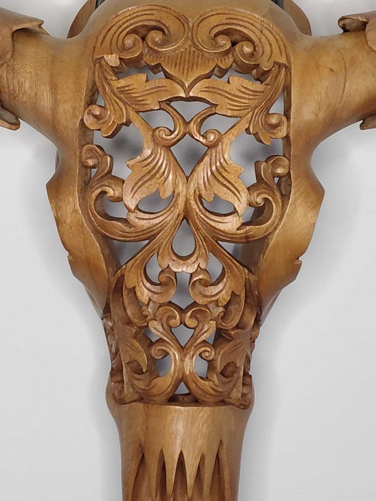 Skull Suar - Escultura - Indonésia  (Sem preço de reserva) #1.0