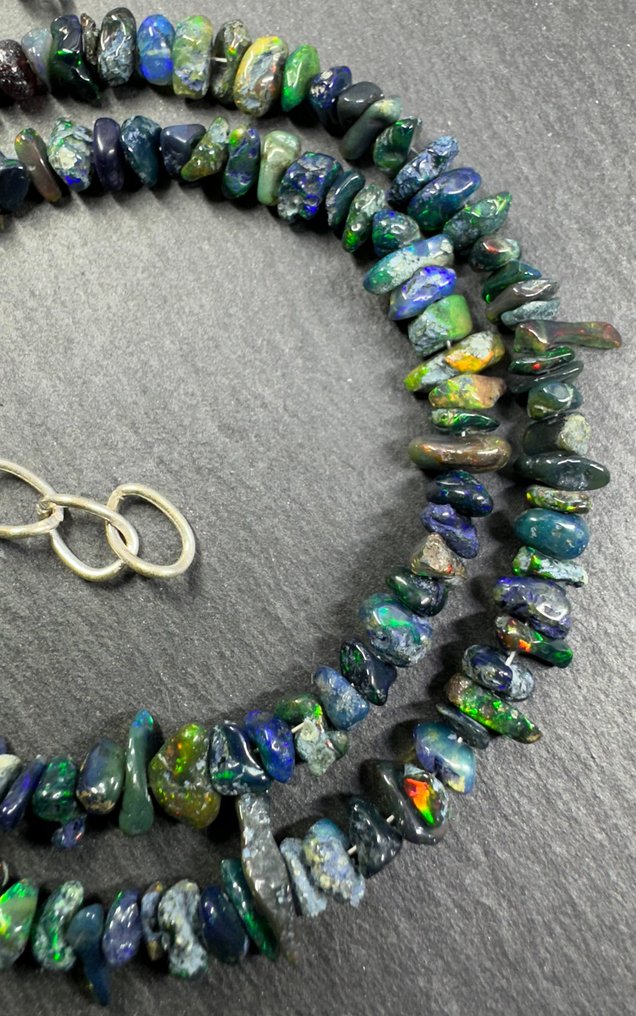 47ct Opal Halskette roh- 9.4 g #2.1