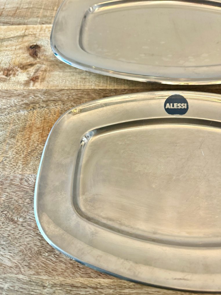 Alessi - Vassoio (3) - Acciaio - Set di 3 piatti design #3.2