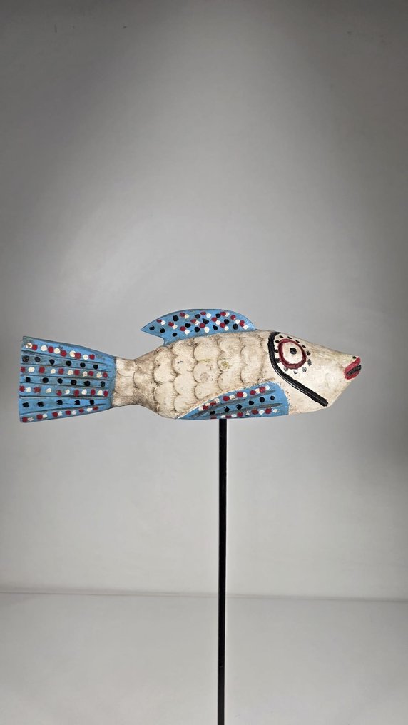 Pesce in legno - Bozo - Mali  (Senza prezzo di riserva) #1.0