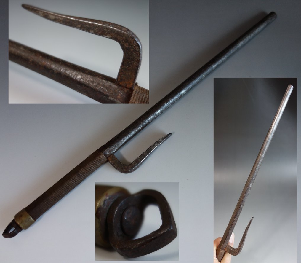 十手 - 鐵（鑄／鍛） - jitte - 日本 - 昭和年代(1926-1989) #1.0