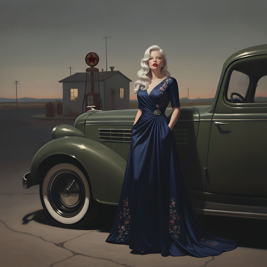 Le Yack - Waiting at Dusk - Hand signed #1.0