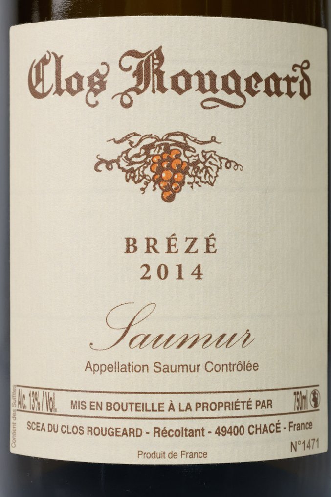 2014 Clos Rougeard, Brézé - Saumur - 1 Pullo (0.75L) #2.1