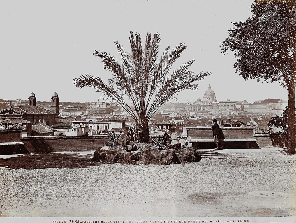 Fratelli Alinari - Roma : Monte Pincio - 2 albumine #1.0