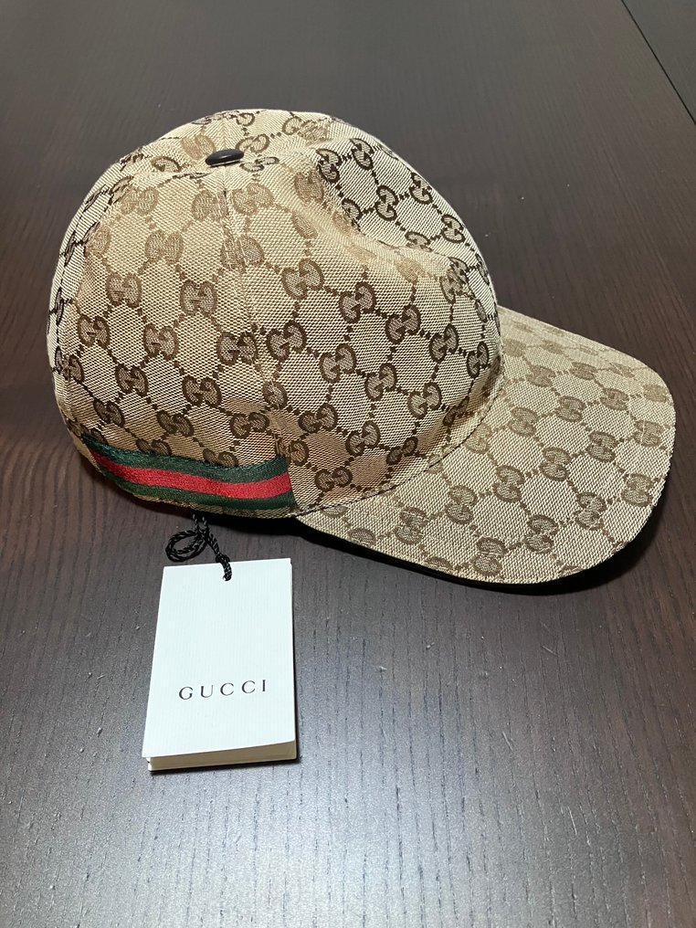 Gucci - Sombrero (1) - Lona, Cuero, Algodón #1.0