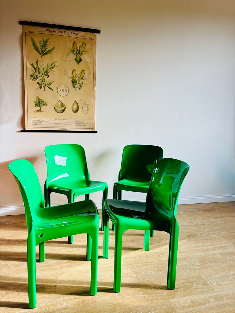 Artemide - Vico Magistretti - Καρέκλα στοίβαξης (4) - Selene - Σαν καινούργιο! - ABS #3.2