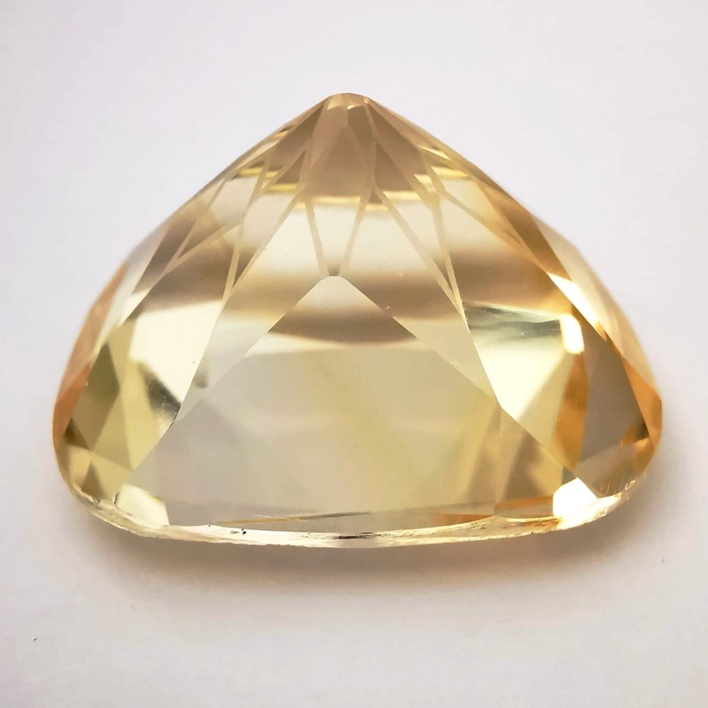 χωρίς τιμή ασφαλείας Κιτρίνης  - 42.37 ct - Antwerp Laboratory for Gemstone Testing (ALGT) - Λουλούδι Κόψιμο Φως Κίτρινο #4.3
