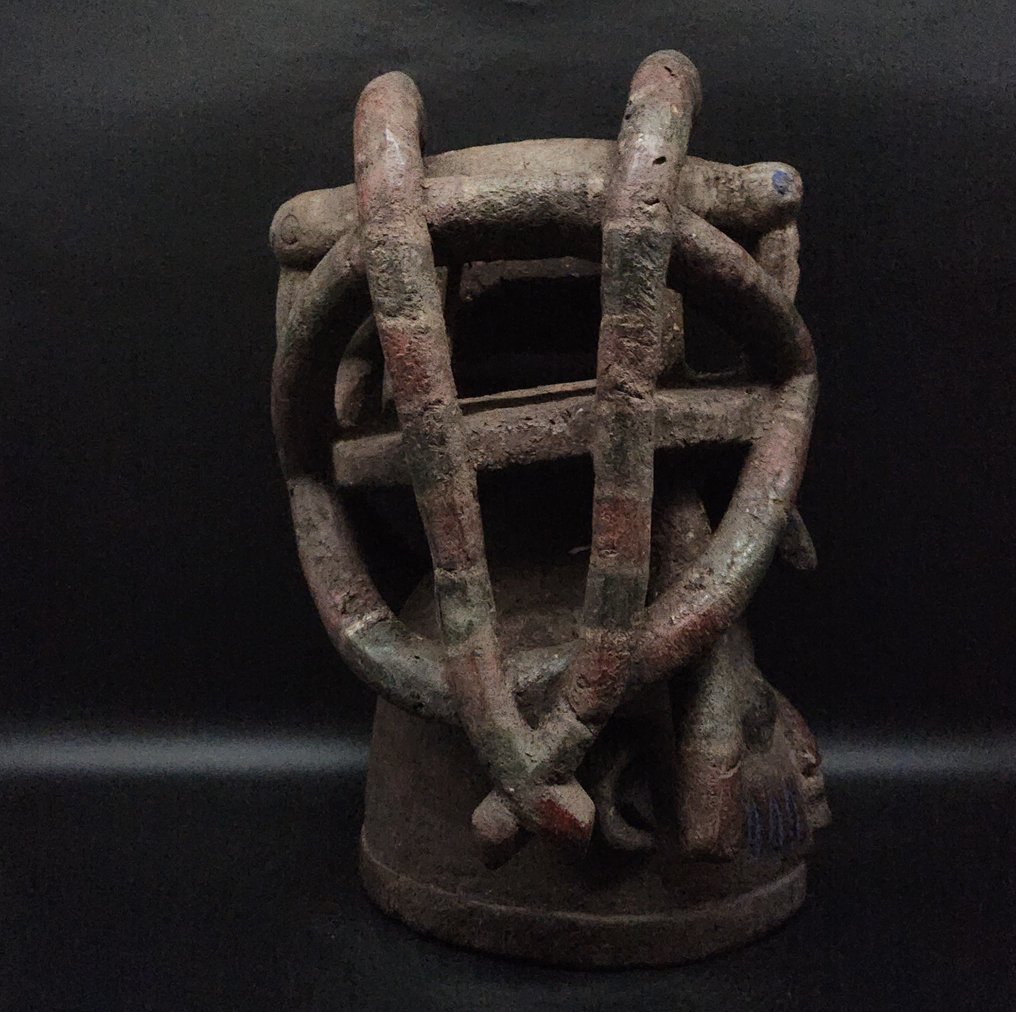 Υπέροχο κράνος Gelede - Γιορούμπα - Νιγηρία  (χωρίς τιμή ασφαλείας) #3.2