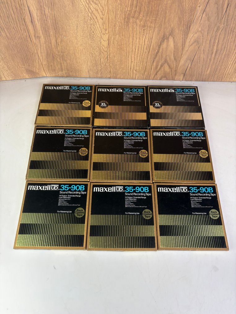 Maxell - 35-90 - Professional Tape - Μπομπίνες 18 εκ. με ταινία - 1980 #1.0