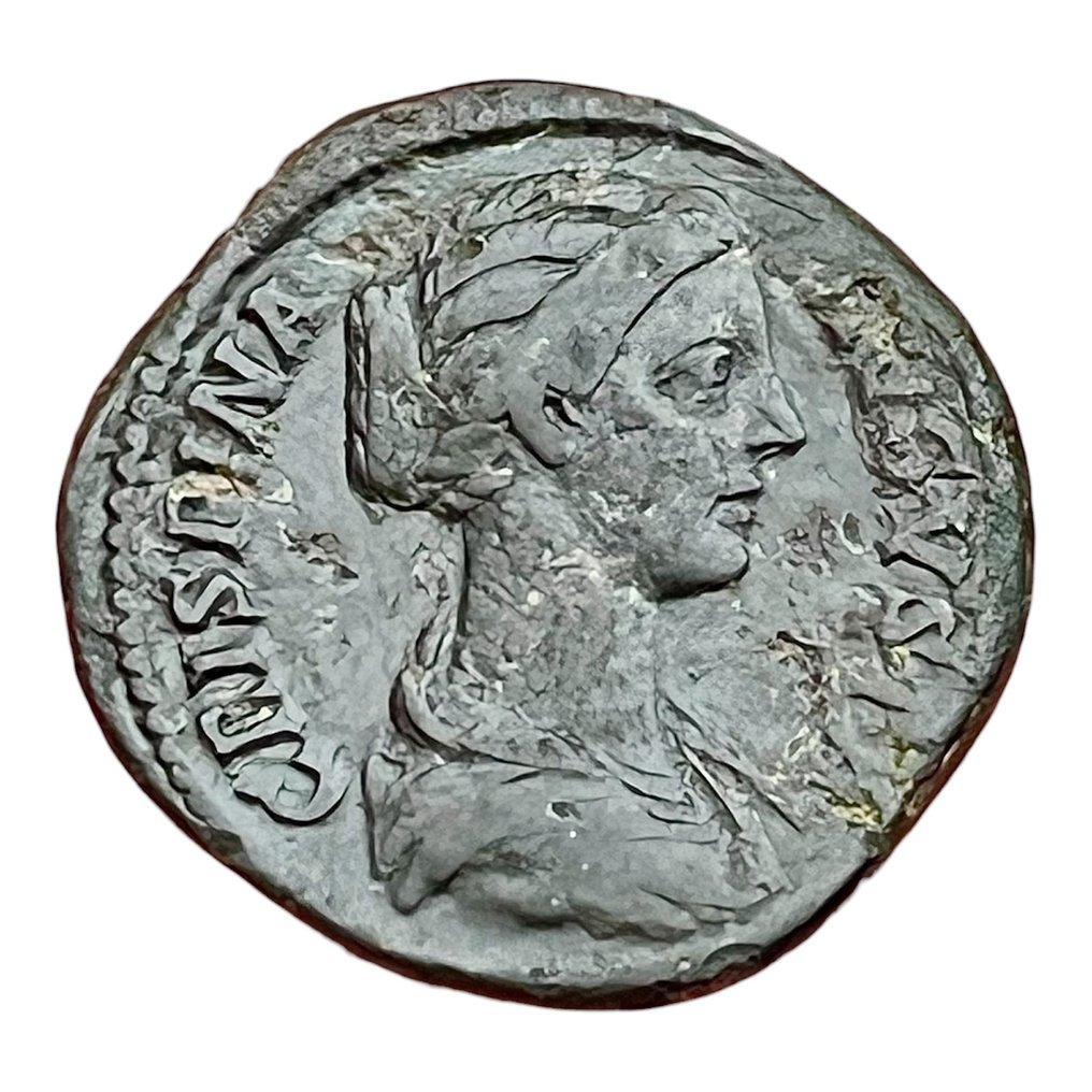 罗马帝国. 克里斯皮纳 （奥古斯塔， 公元 178-182）. Sestertius Rome - Concordia #1.0