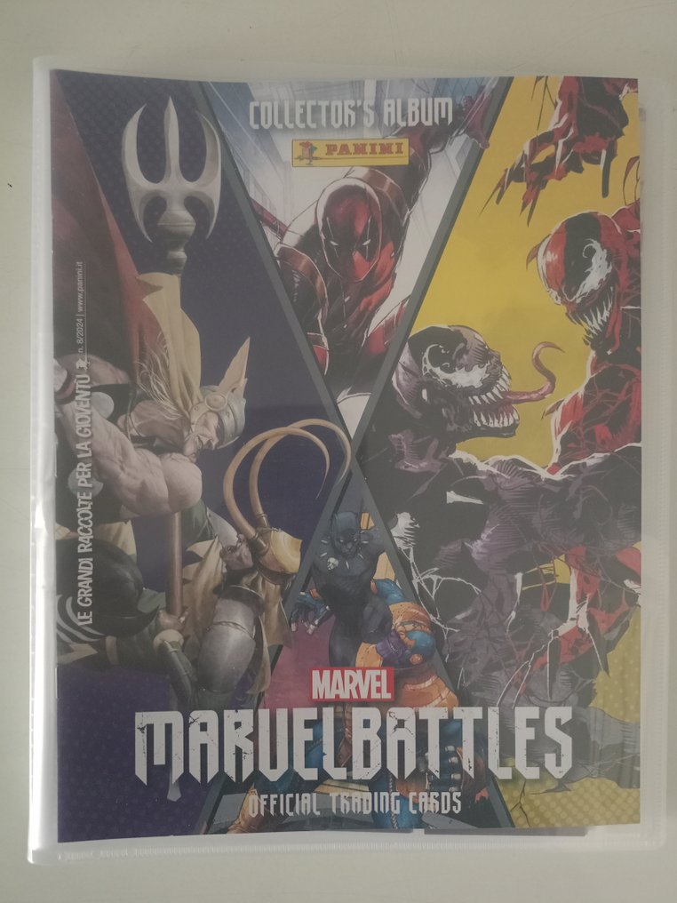 Panini Marvelbattles - (175/175) Complete set + 5 Limited Cards + Empty Album - Excelent (EX) #1.0