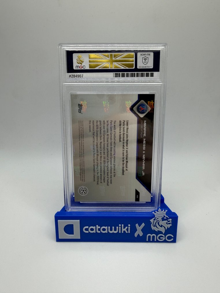 2021 Topps Topps Now Kylian Mbappé, Lionel Messi, Neymar Jr. No.013 Graded card - 1 Card - Excellent (EX) #1.0