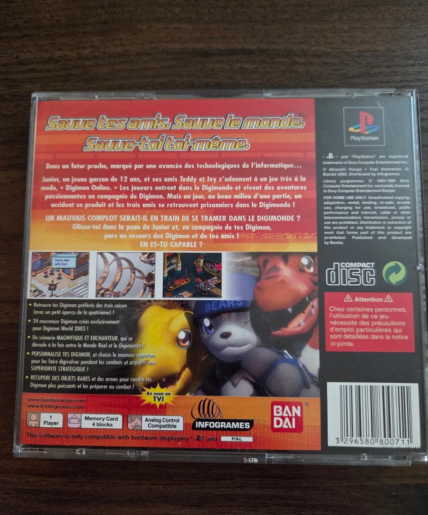 Sony - Playstation 1 (PS1) - Digimon World 2003 - 电子游戏 - 带原装盒 #1.0