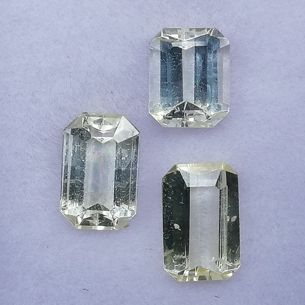 3 pcs  黄色 蓝宝石  - 1.84 ct - 西班牙宝石学院（IGE） - 斯里兰卡 #1.0