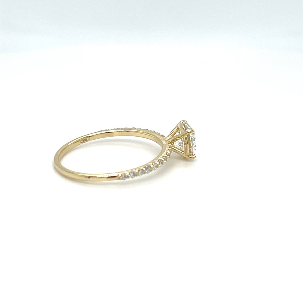 没有保留价 - 戒指 - 14K包金 黄金 - 1.18ct. tw. 钻石 (实验室培育) - 钻石 #3.2