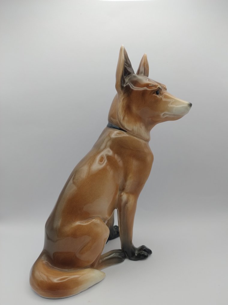Karl Ens, Volkstedt - Αγαλματίδιο - Cane pastore - Πορσελάνη #2.1