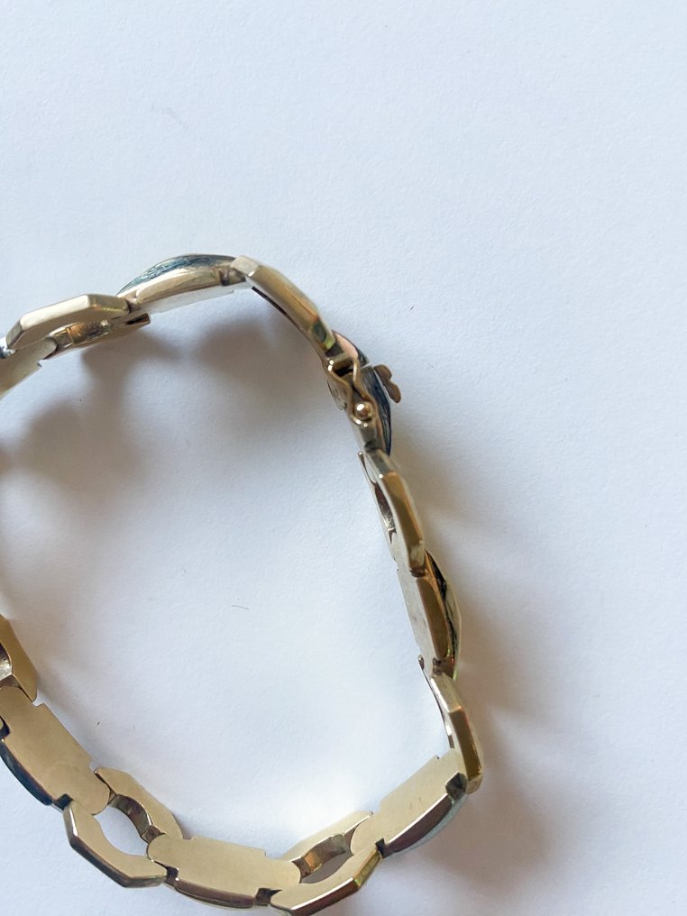 Βραχιόλι - 9 kt. Κίτρινο χρυσό, Λευκός χρυσός #4.3