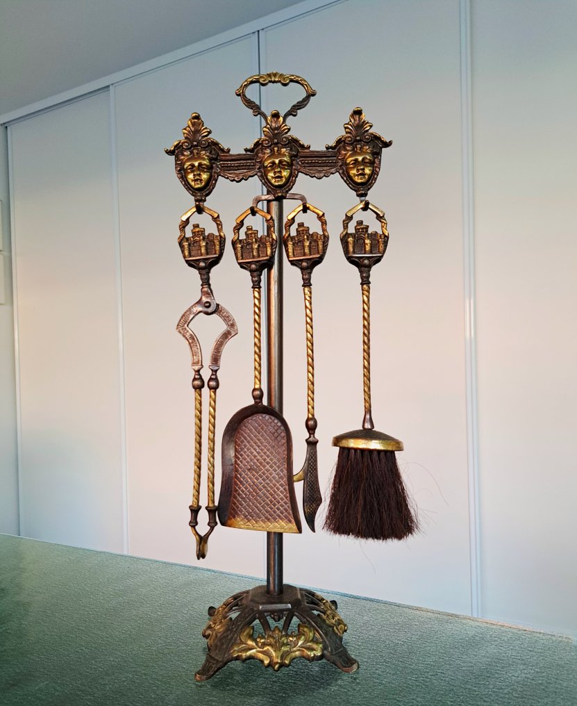 Openhaard accessoire (5) - Messing, Koper #1.0