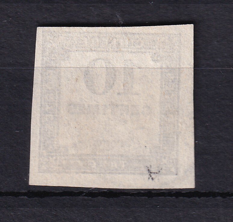 Γαλλία 1859 - λιθογραφία, φόρος 10c - Yvert taxe n°1 #1.0