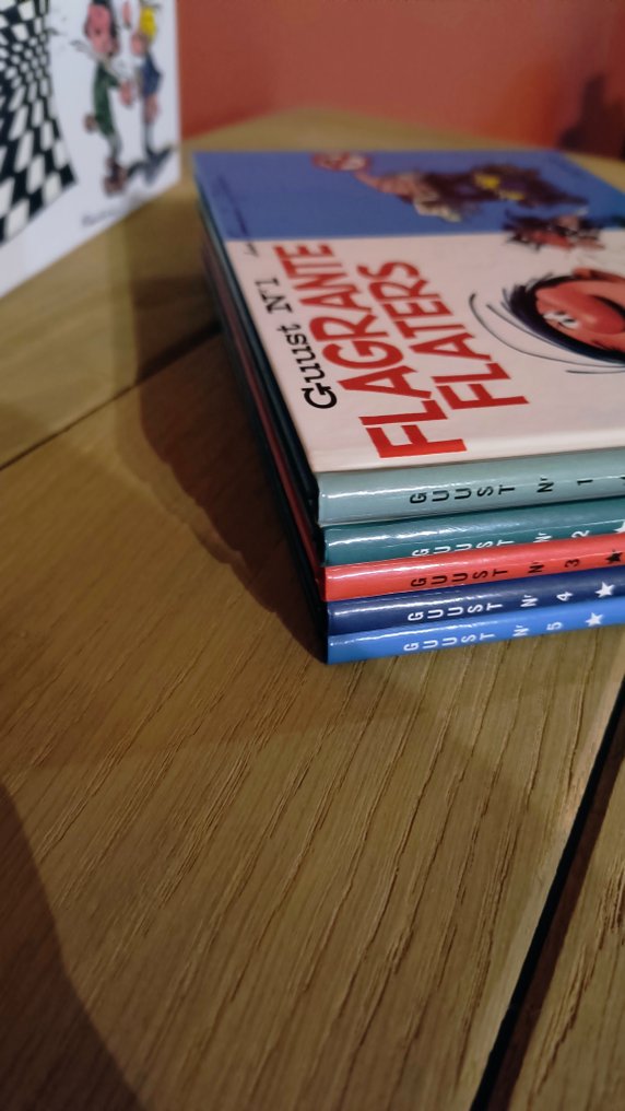 Guust Flater - 60 jaar Guust Flater Luxe box met facsimile uitgaven v/d eerste 5 oblong albums - 5 Album - Ensipainos #2.1