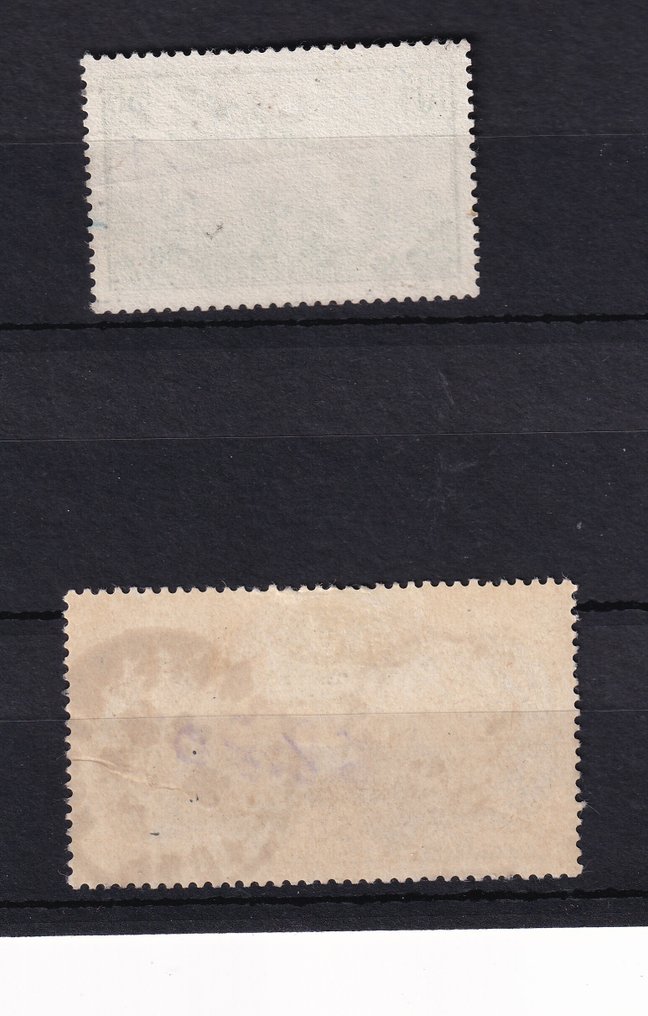 Γαλλία 1936 - Αεροπορική θέση, υπέρολη σειρά. - Yvert PA n°14/ 15 #1.0