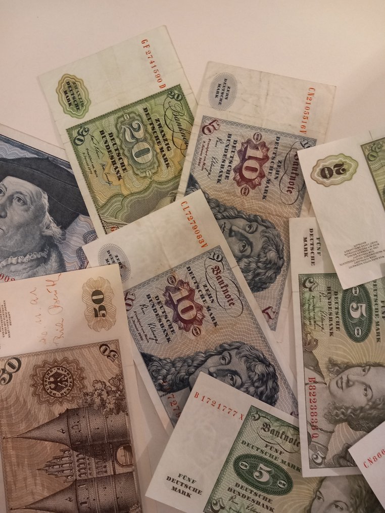 德国. - 19 Banknotes - Various Dates  (没有保留价) #3.2