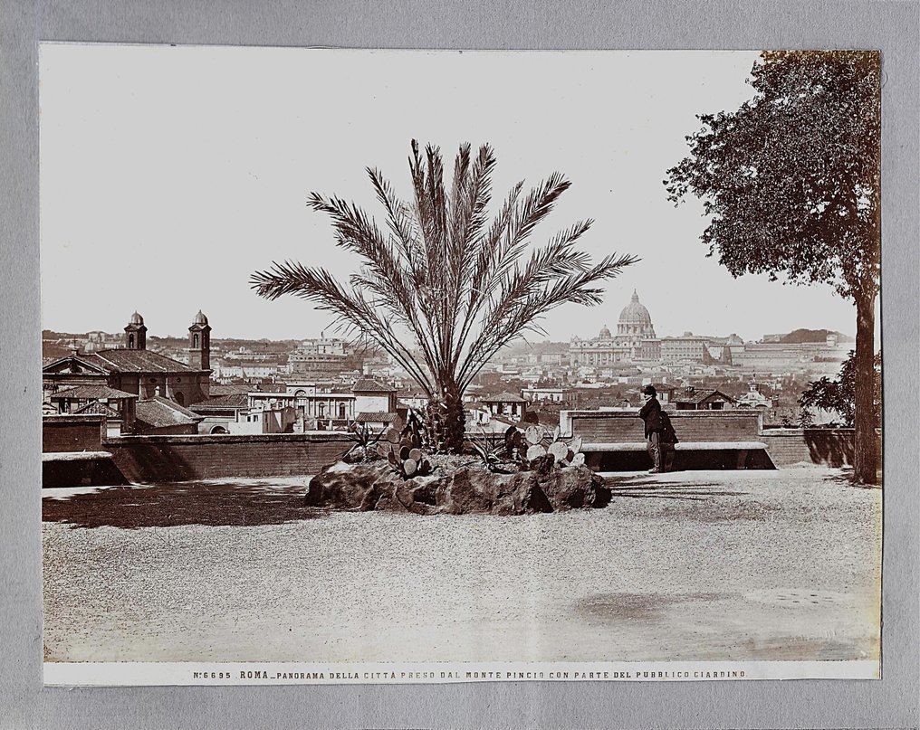 Fratelli Alinari - Roma : Monte Pincio - 2 albumine #1.0