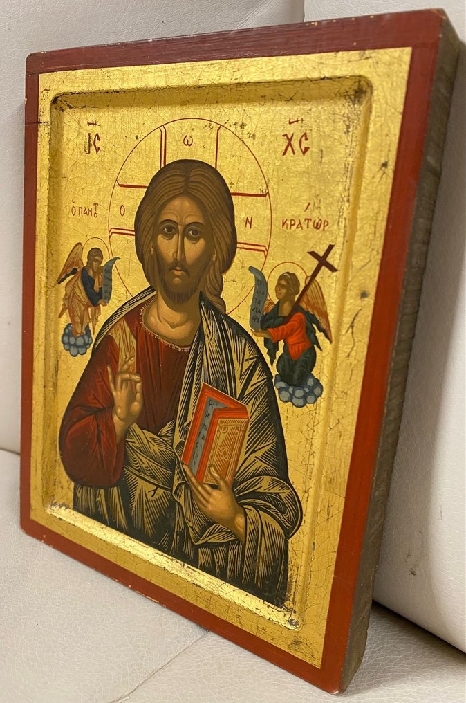 Icono - Cristo Pantocrátor - Madera #3.2