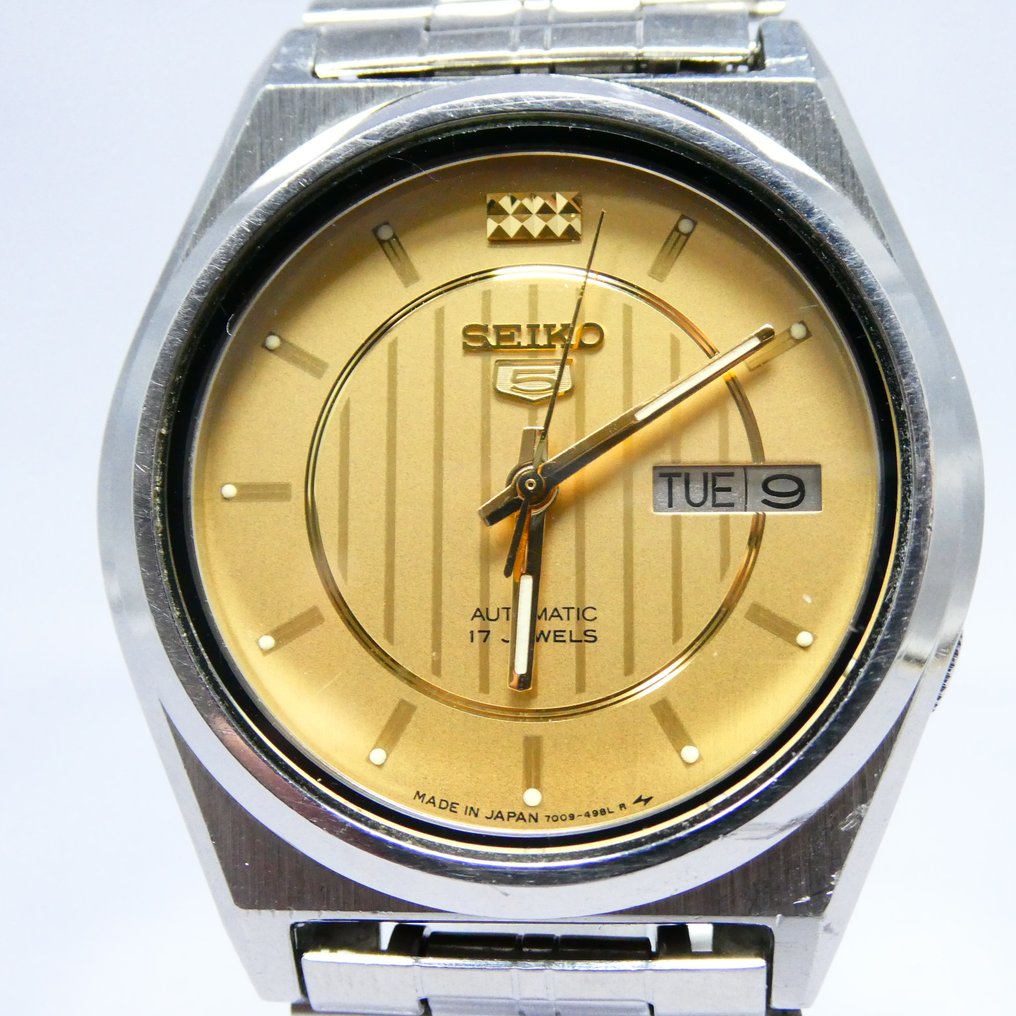 Seiko - Seiko 5 - χωρίς τιμή ασφαλείας - 7009-876J - Άνδρες - 1980-1989  #1.0