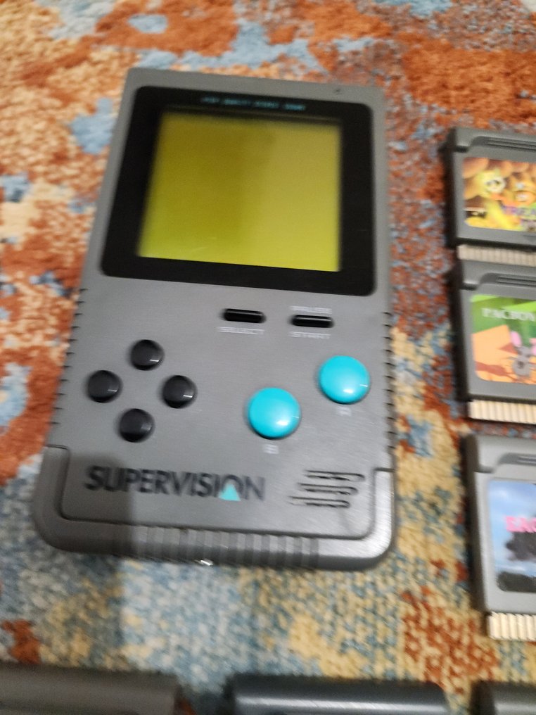 Watara - Supervision - with 9 Game Cartridges Original - Κονσόλα βιντεοπαιχνιδιών + παιχνίδια #3.2
